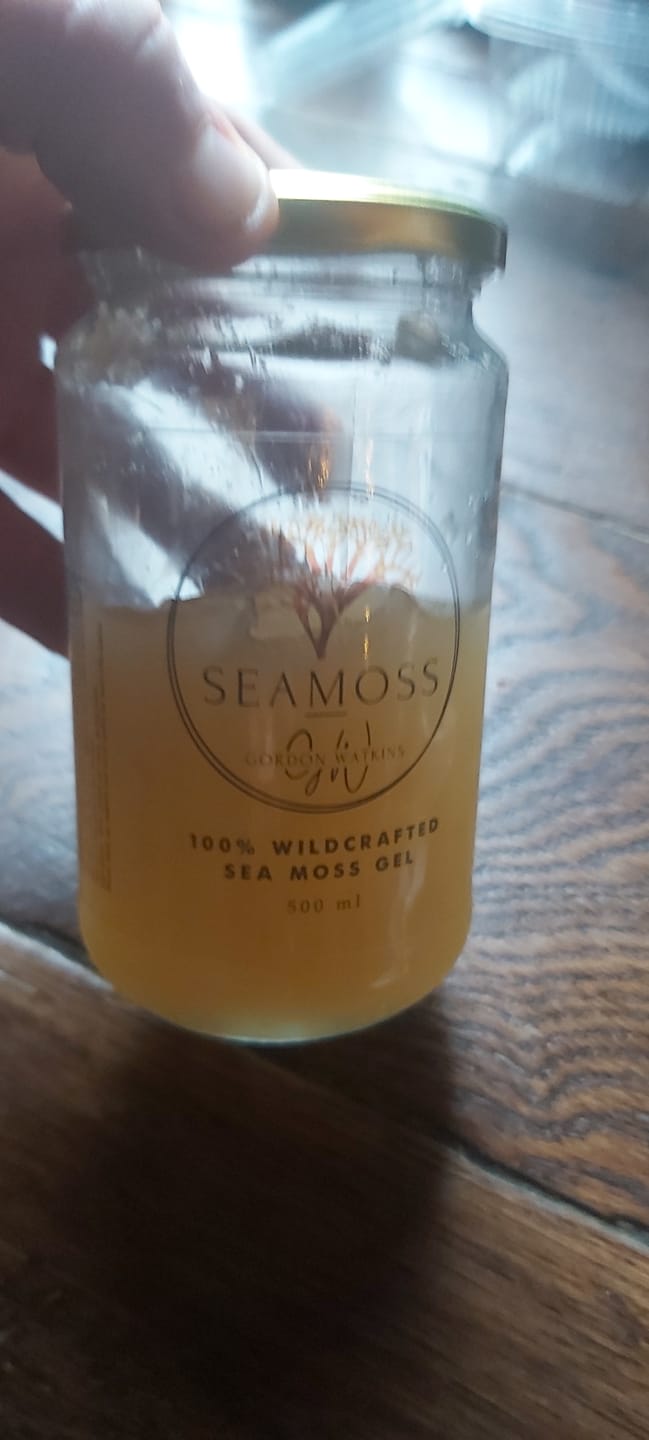 Customer photo review of Gold Sea Moss Gel - Made With Certified Organic Wildcrafted Sea Moss