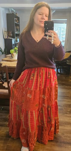 Customer photo review of Spellbound Maxi Skirt M (17331)