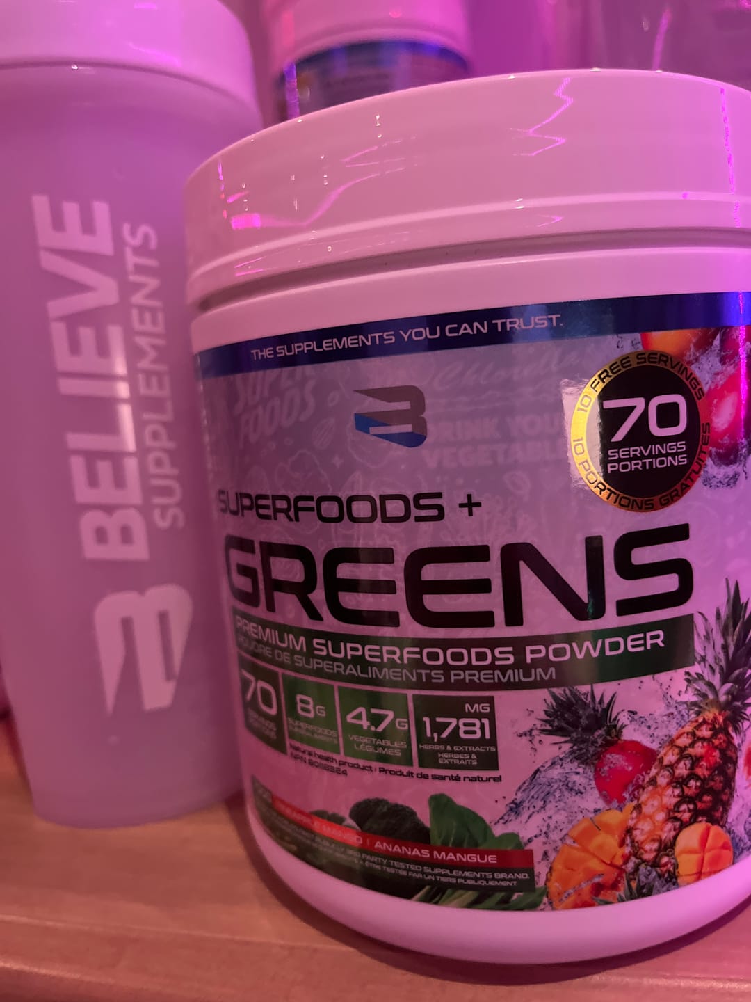 Customer photo review of Superfoods + Greens