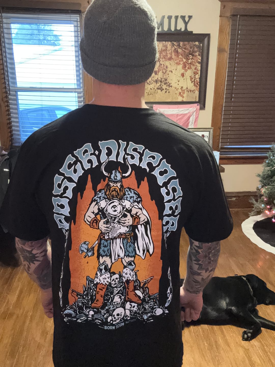 Customer photo review of POSER DISPOSER T-SHIRT