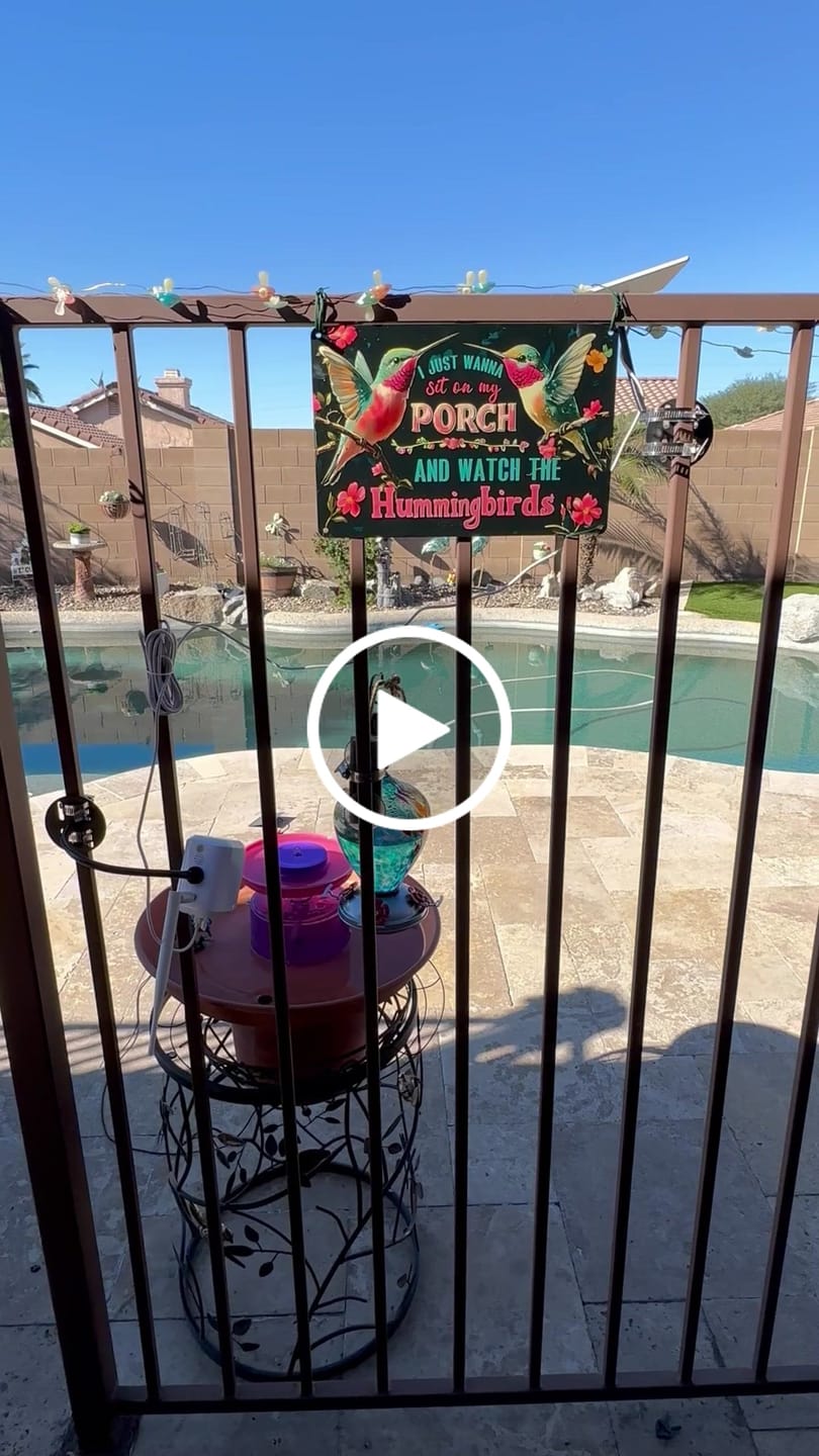 Customer video review of Birdfy Bath Pro with Stand - Solar-Powered Smart Birdbath with Fountain