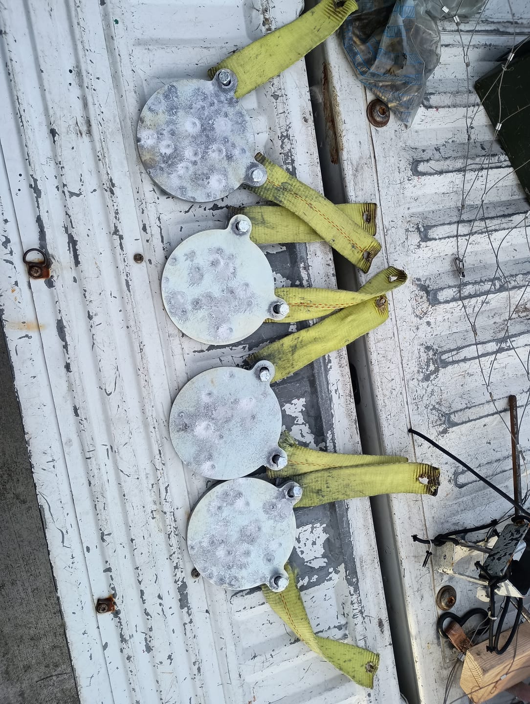 Customer photo review of AR500 Hanging Gongs