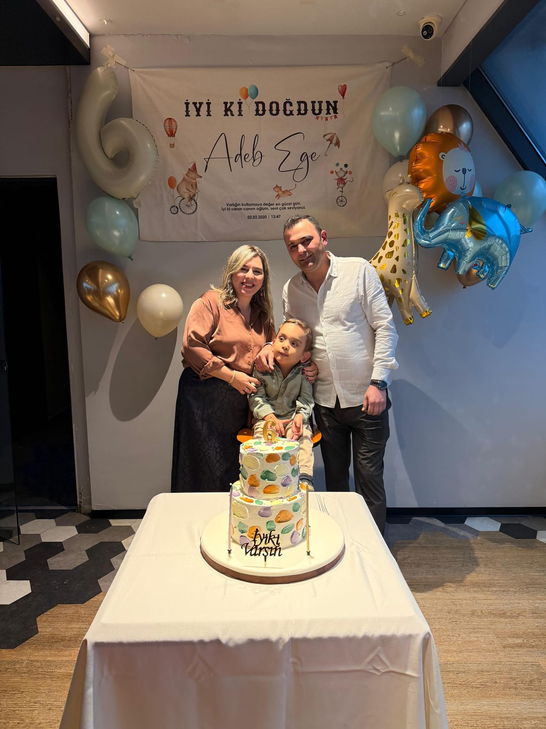 Customer photo review of Kişiselleştirilebilir Doğum Günü Örtüsü (#32)