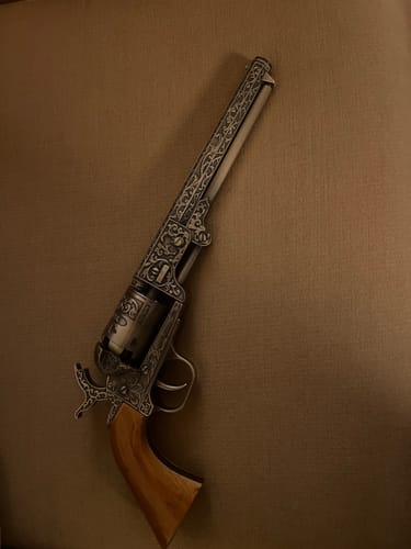Customer photo review of Samuel Colt Replica Revolver