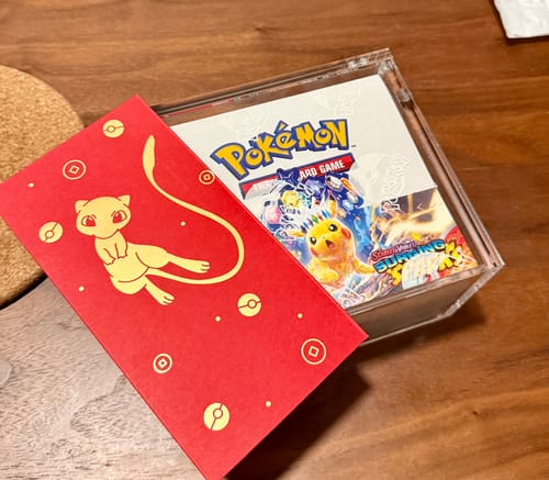 Customer photo review of Pokemon Surging Sparks Booster Box