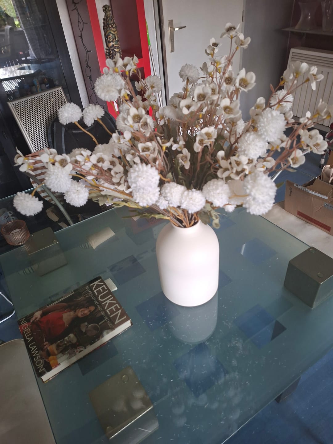Customer photo review of Casa vaas - Mat wit