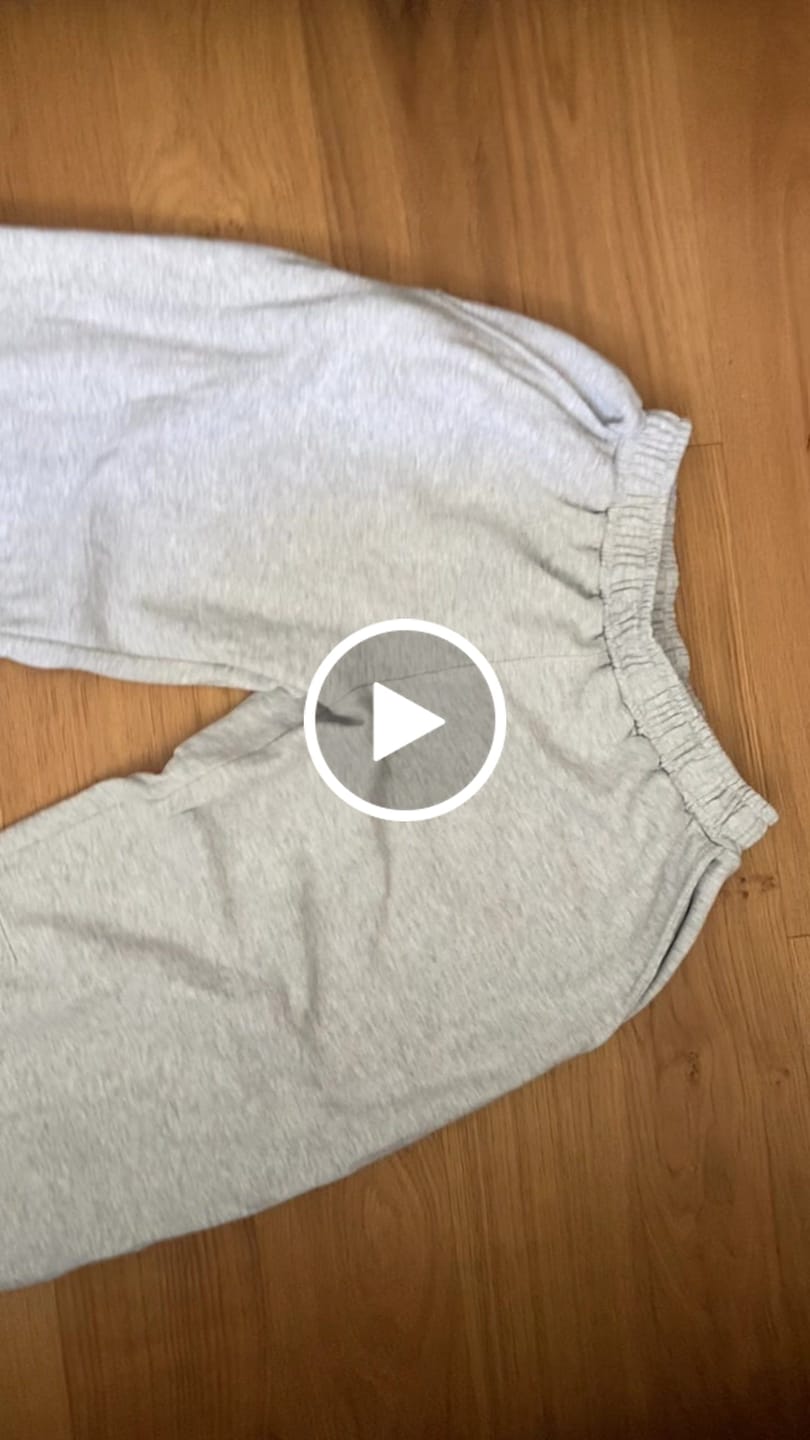 Customer video review of Sweatpants Wide Fit Blanks 330GSM Sport Grey