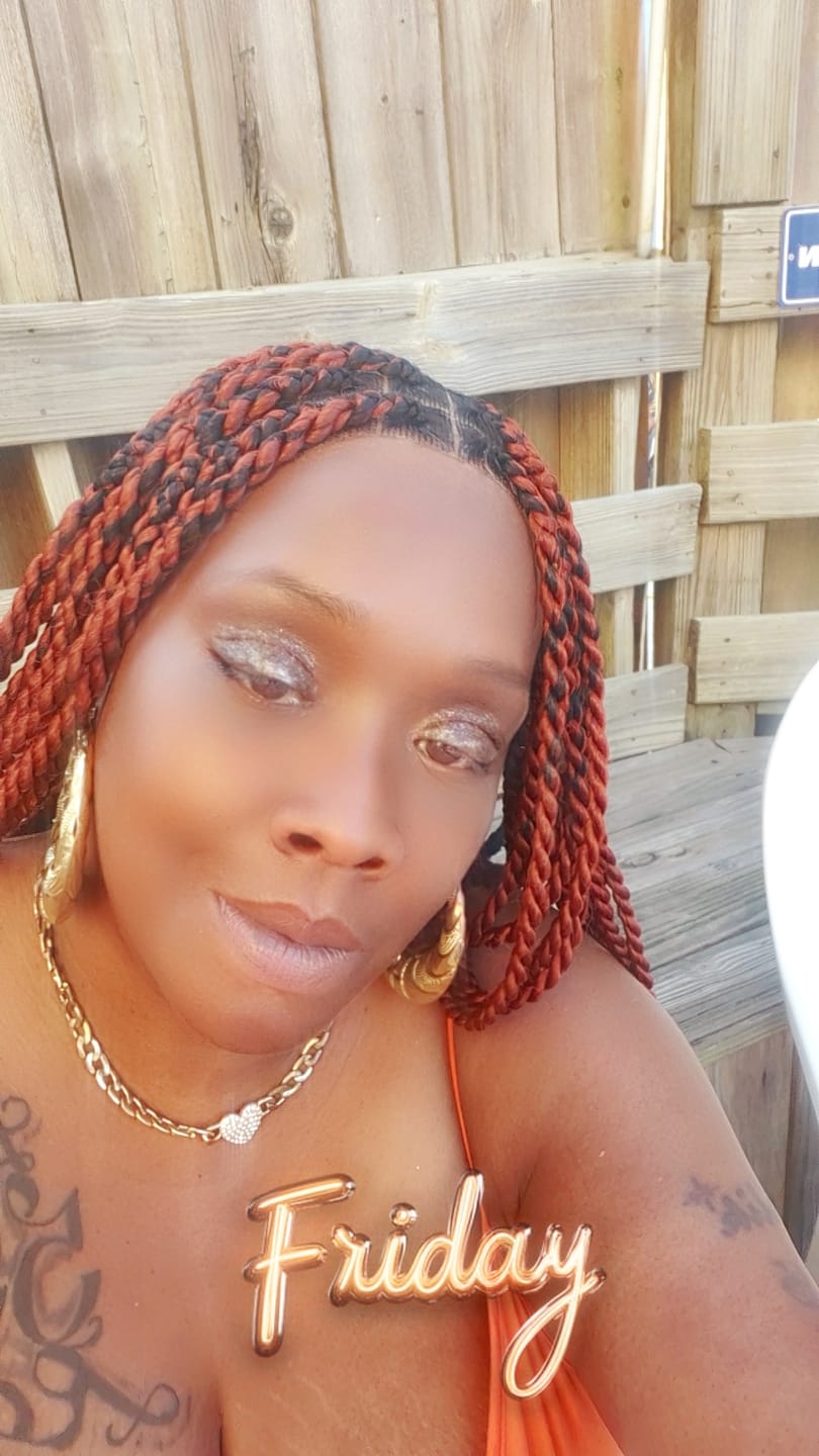 Customer photo review of Twist braided wig all color