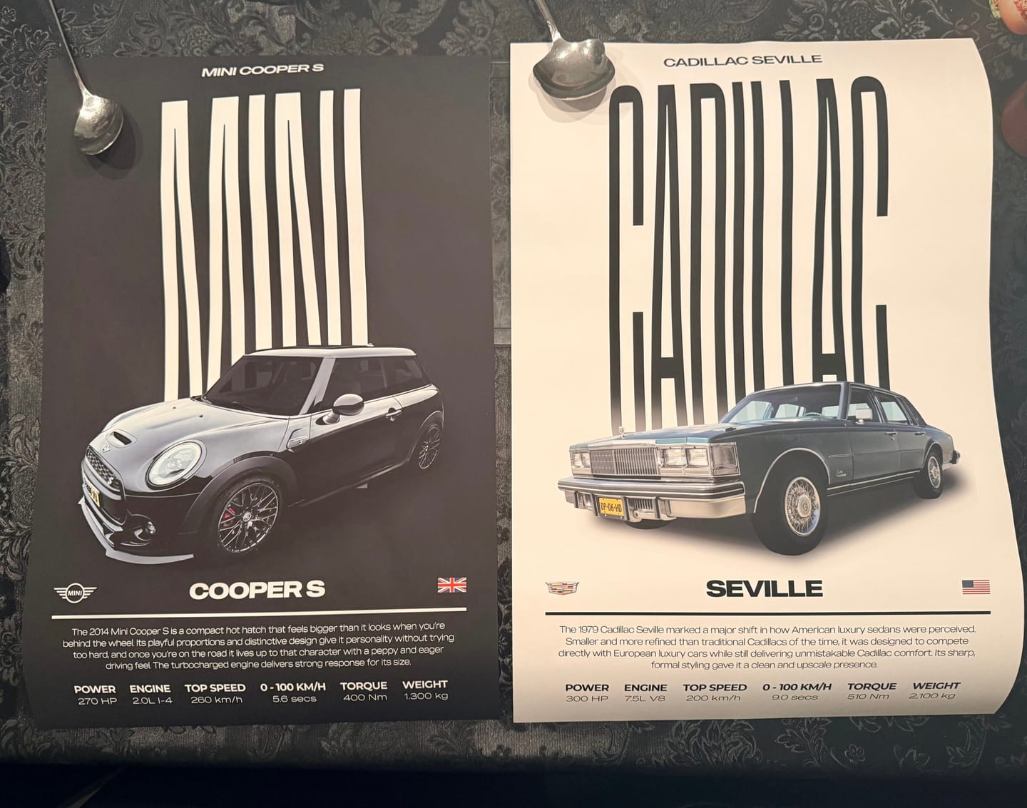 Customer photo review of Modern Custom Car Poster – Artist Handmade