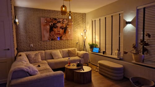 Customer photo review of Lichtbron LED [G70] - Bol Ø7 - E27 6W 2100K 450LM - Dimbaar - Amberkleurig Glas