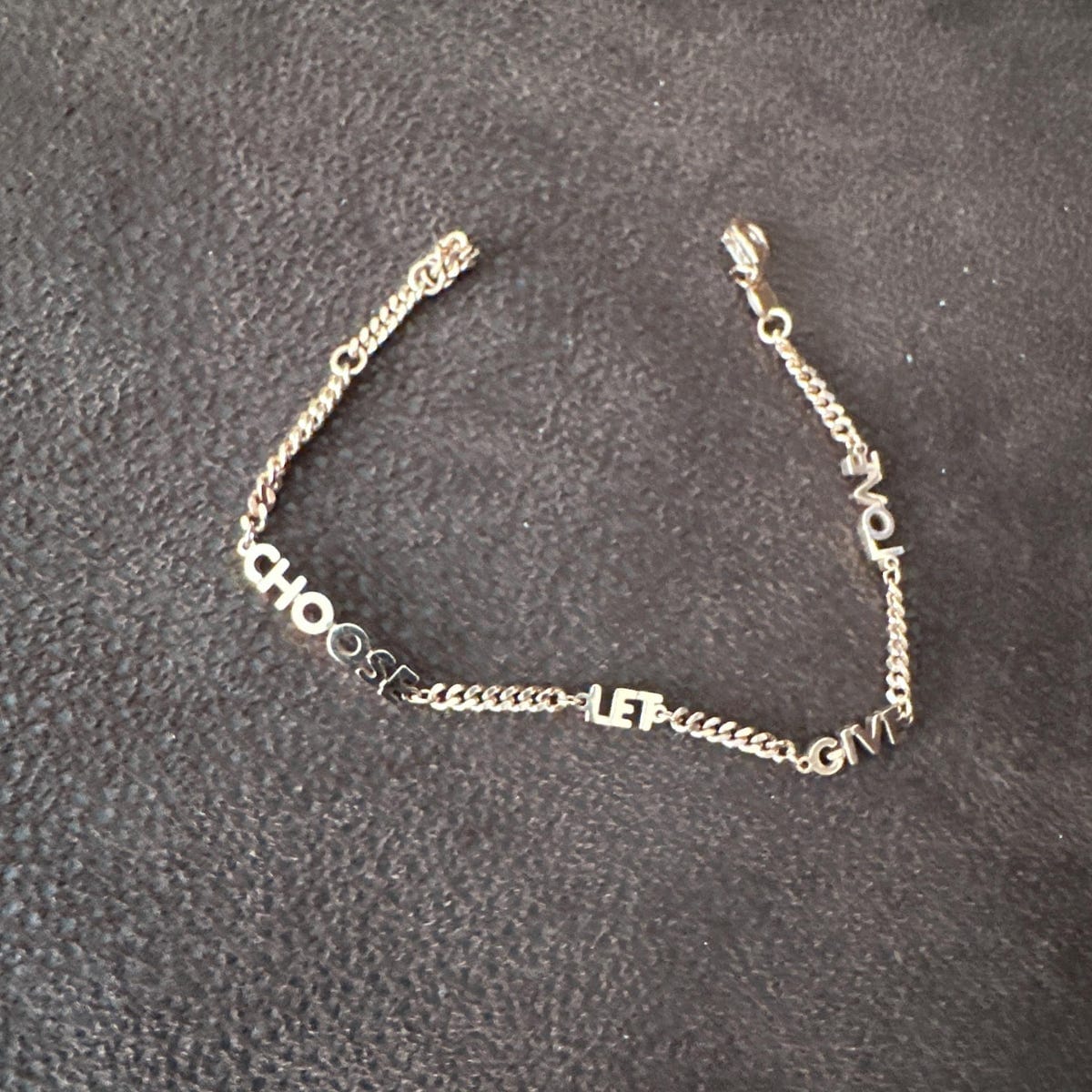 Customer photo review of Bracciale personalizzato con nome