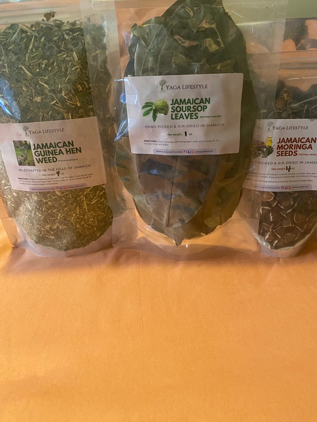 Customer photo review of Jamaican Soursop Leaves (Hand-picked, Air-dried whole leaves)