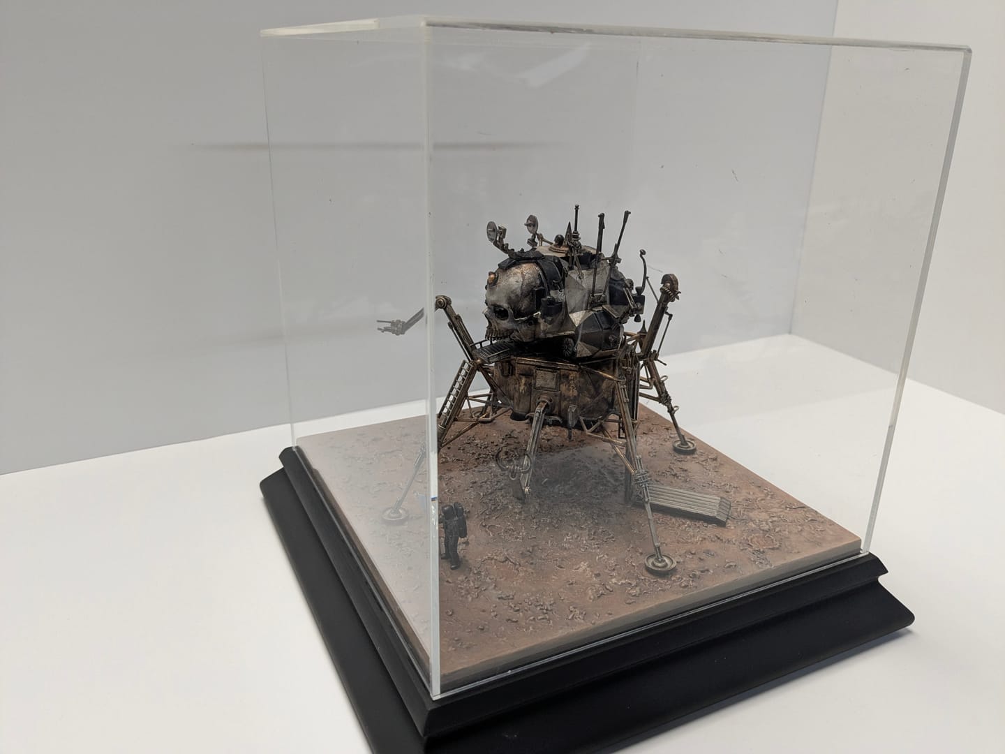Customer photo review of Versatile Acrylic Display Cases with Double Sheet Base with Clear Case