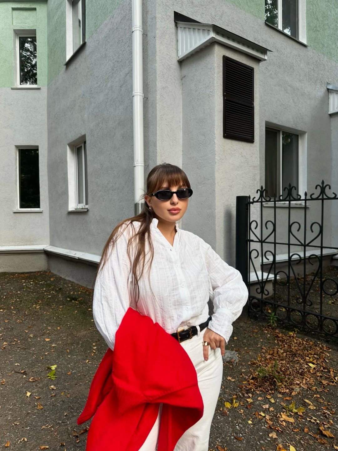 Customer photo review of Marielle Oversized Blouse