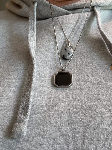 Customer photo review of Collana personalizzata con foto segreta