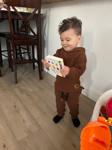 Customer photo review of Waffle Set in Rust