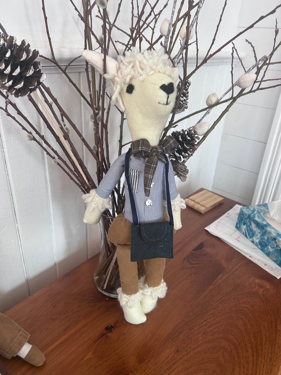 Customer photo review of 100% Wool Craft Felt - 1/2 Yard Precuts