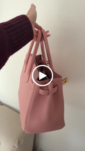 Customer video review of HM BIRKIN 30CM PINK TOGO LEATHER GOLD HARDWARE
