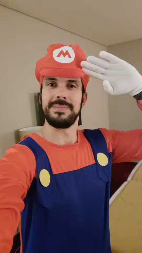 Customer photo review of Mario & Luigi Cosplay Costume – Jumpsuit & Dress Set (Unisex)