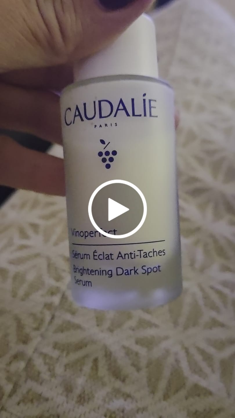 Customer video review of Caudalie Vinoperfect Radiance Dark Spot Serum Vitamin C Alternative