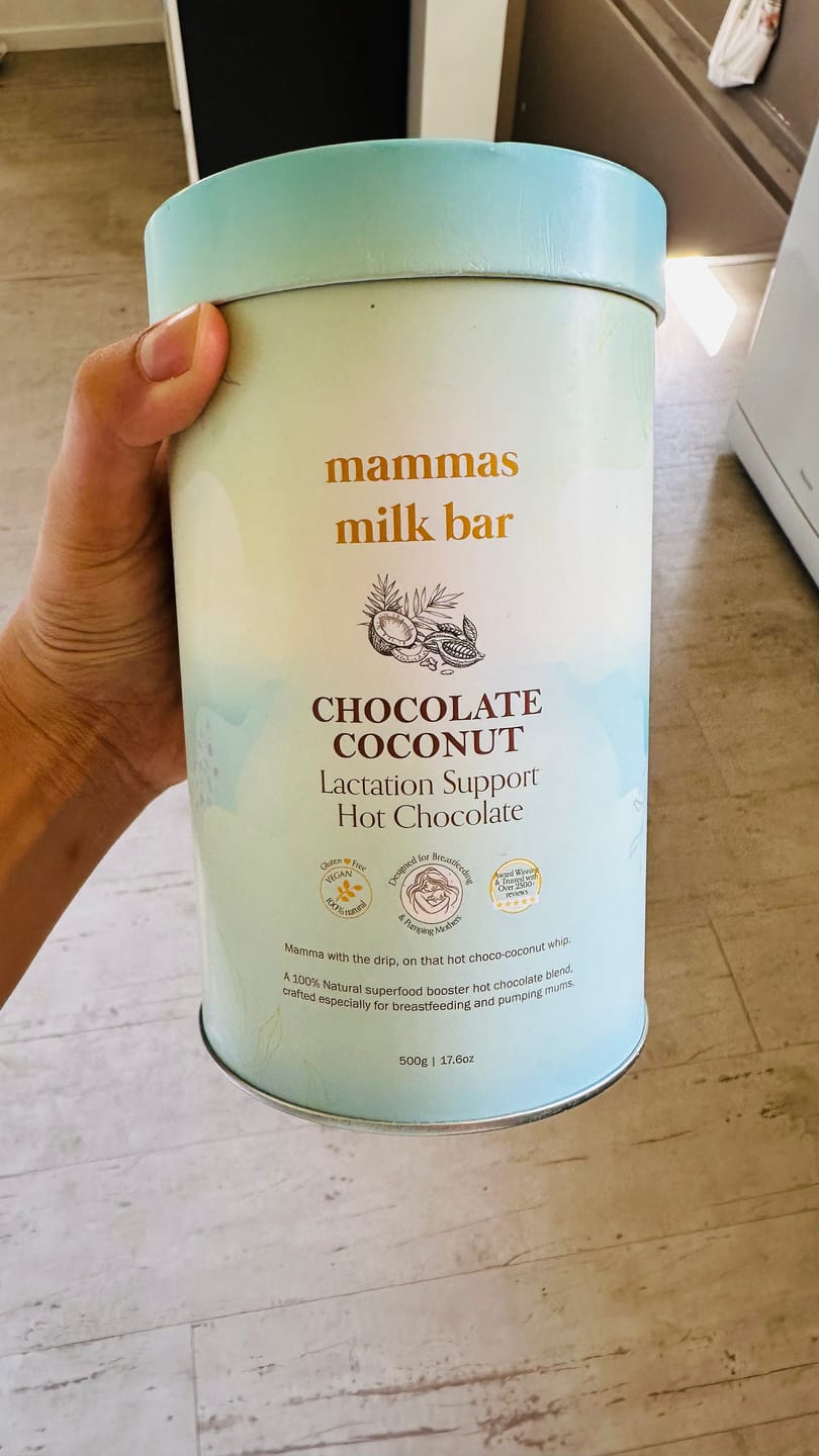 Customer photo review of Lactation Hot Chocolate - Coconut Chocolate