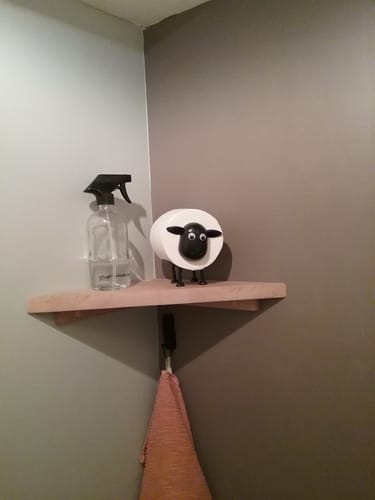 Customer photo review of Mon petit mouton farceur® - Porte-rouleau