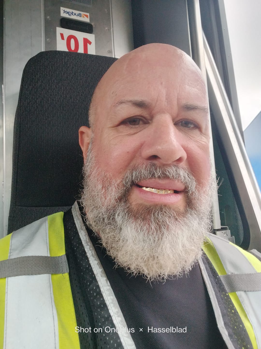 Customer photo review of Two-Tone Iced Grillz