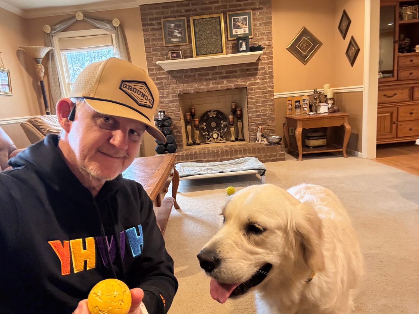 Customer photo review of YHWH Chenille Hoodie