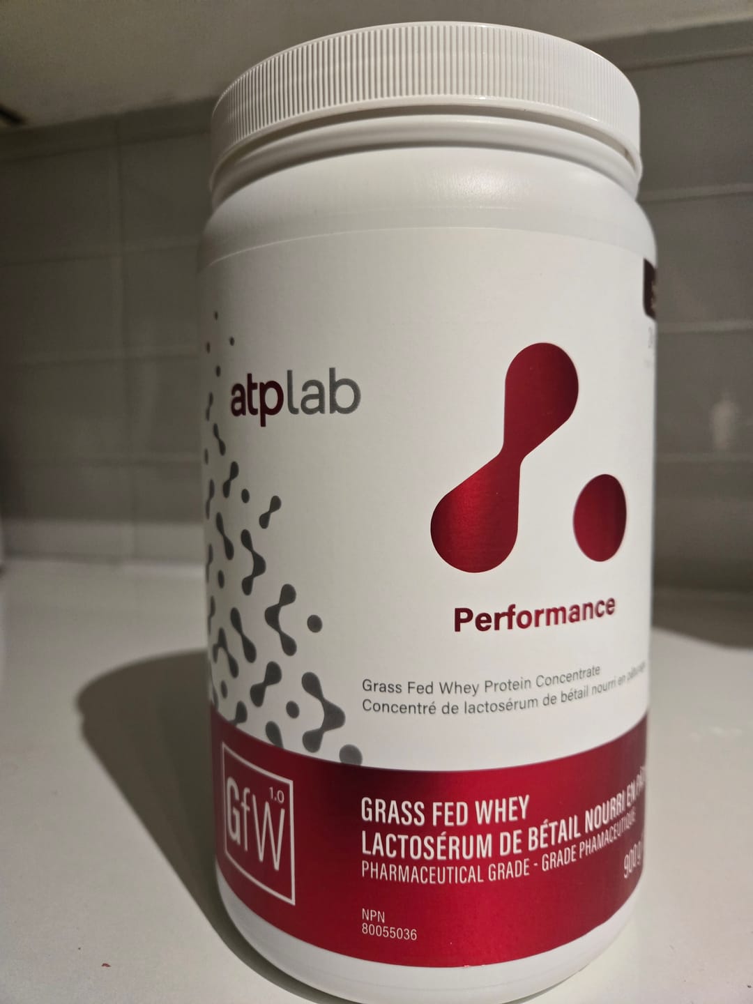 Customer photo review of ATP LAB - Grass Fed Whey 900g