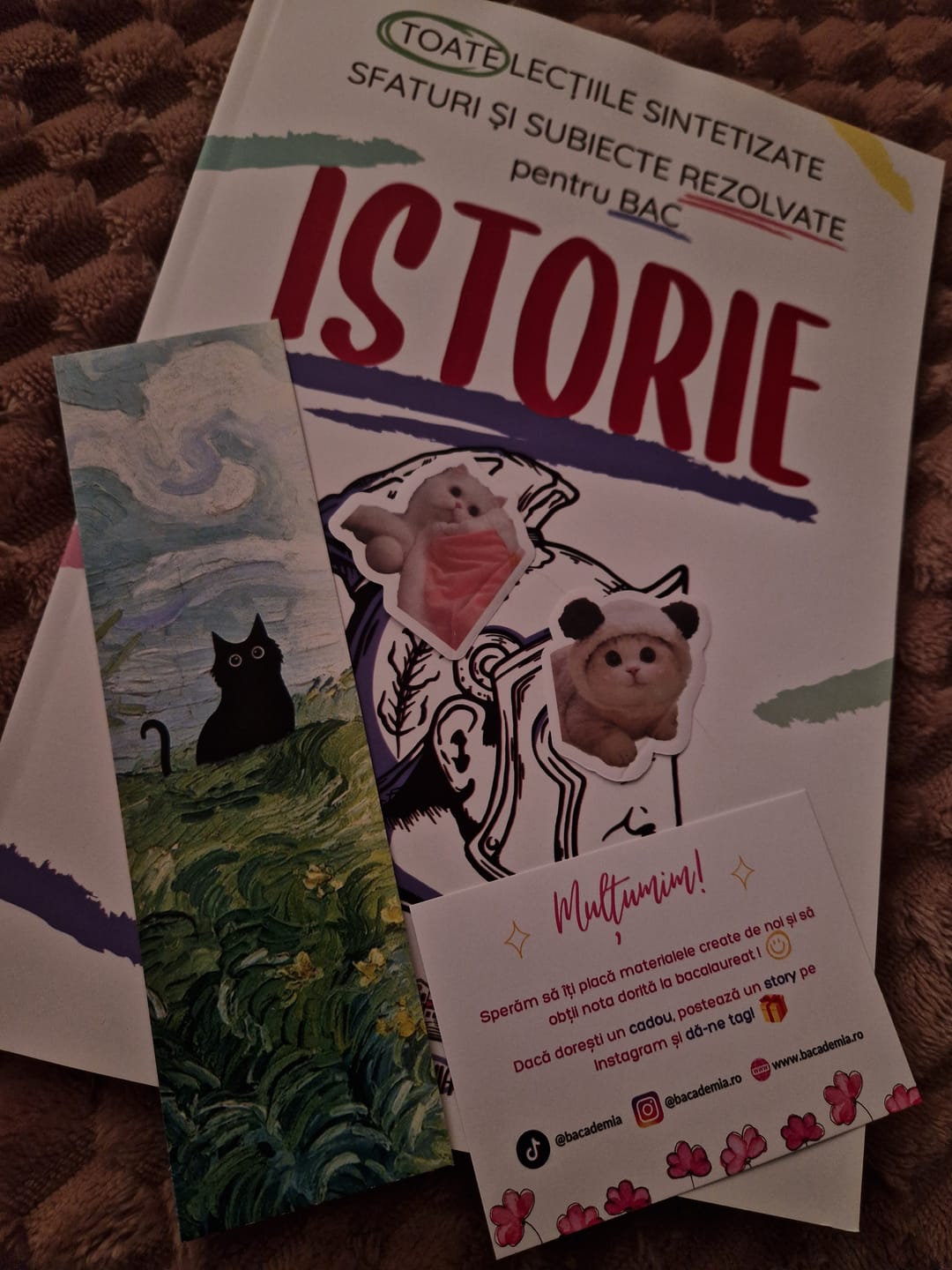 Customer photo review of Carte Istorie Bacalaureat Bacademia - Ediția II