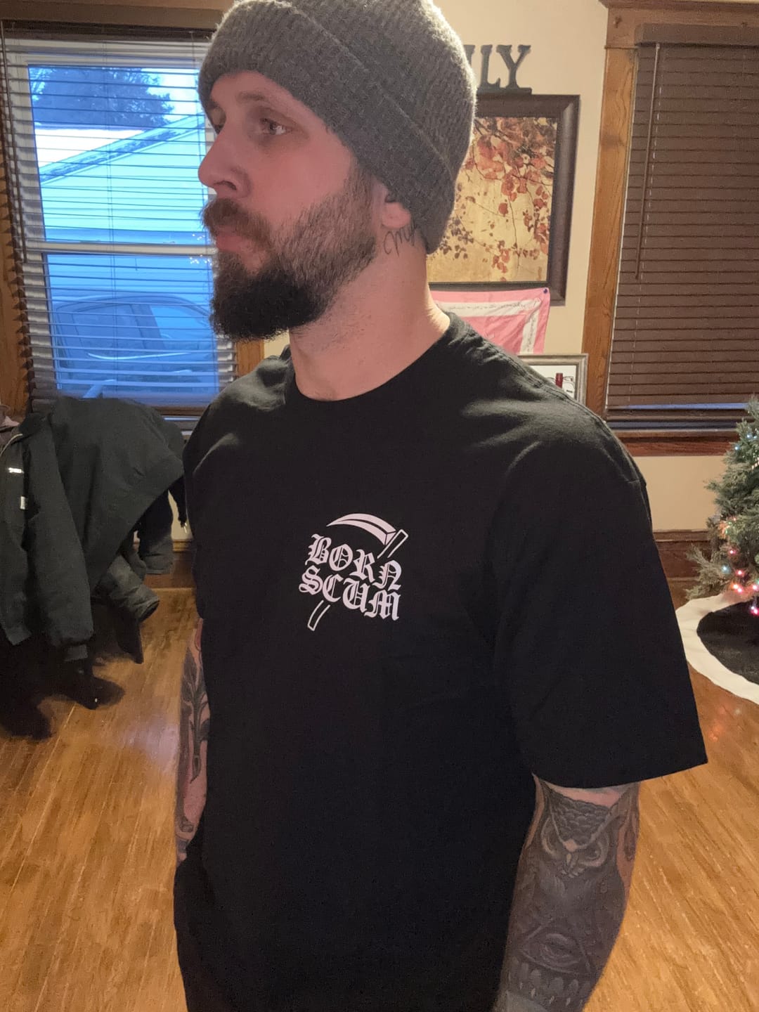 Customer photo review of FEAR THE REAPER T-SHIRT