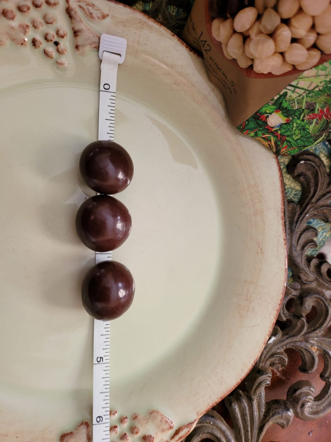 Customer photo review of DARK CHOCOLATE COVERED MACADAMIA
