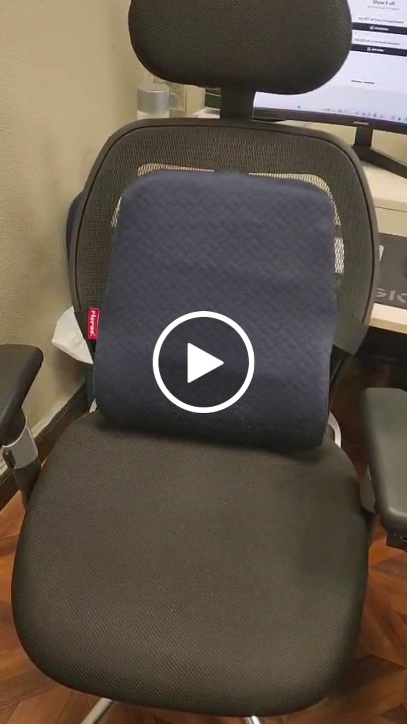 Customer video review of Ruf- Full back Support Pillow
