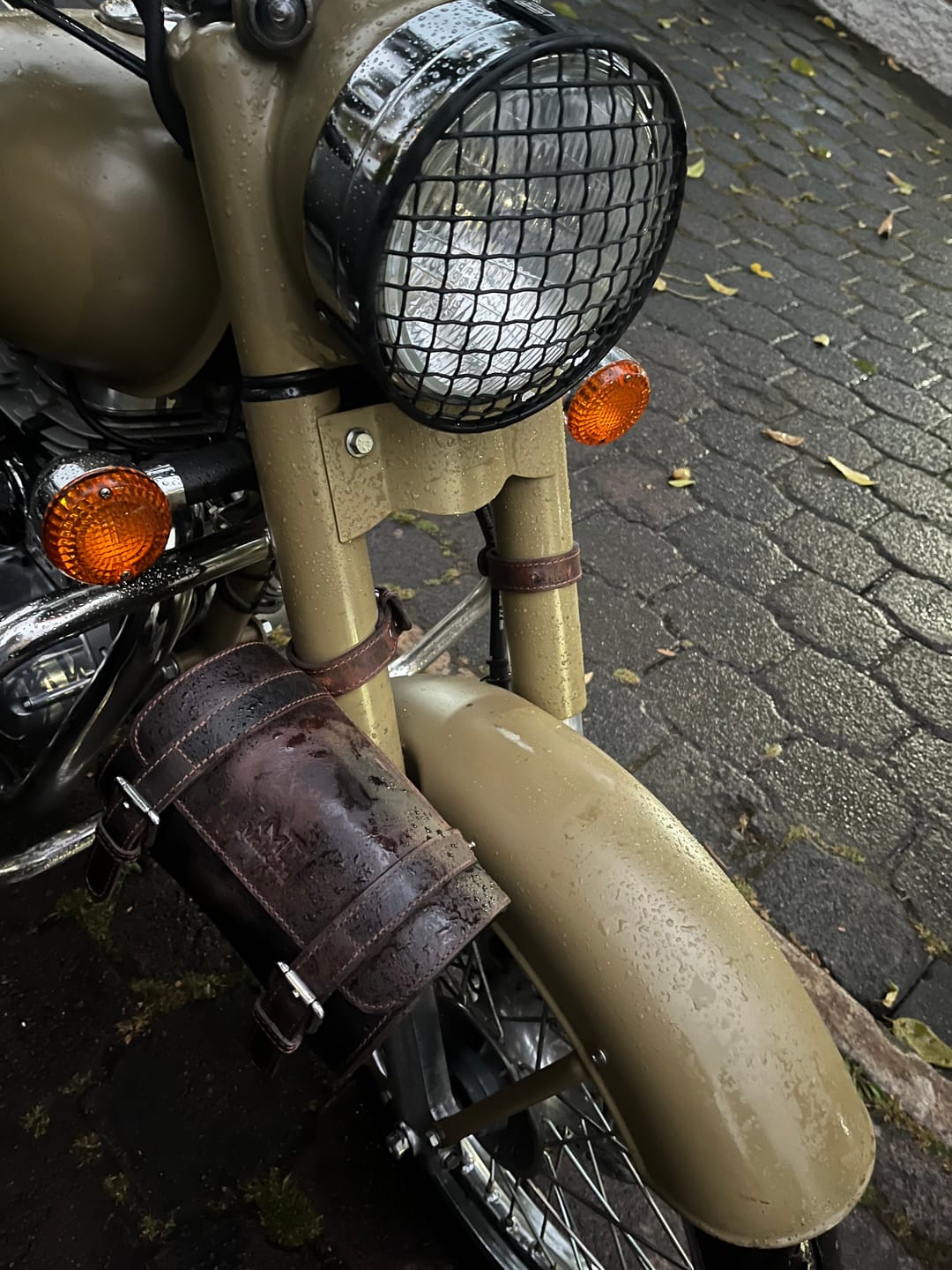 Customer photo review of Grayson Motorbike Side Pouch