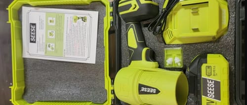 Customer photo review of SEESE Cordless Leaf Blower