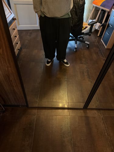 Customer photo review of Japanese Loose Wide-leg Pants