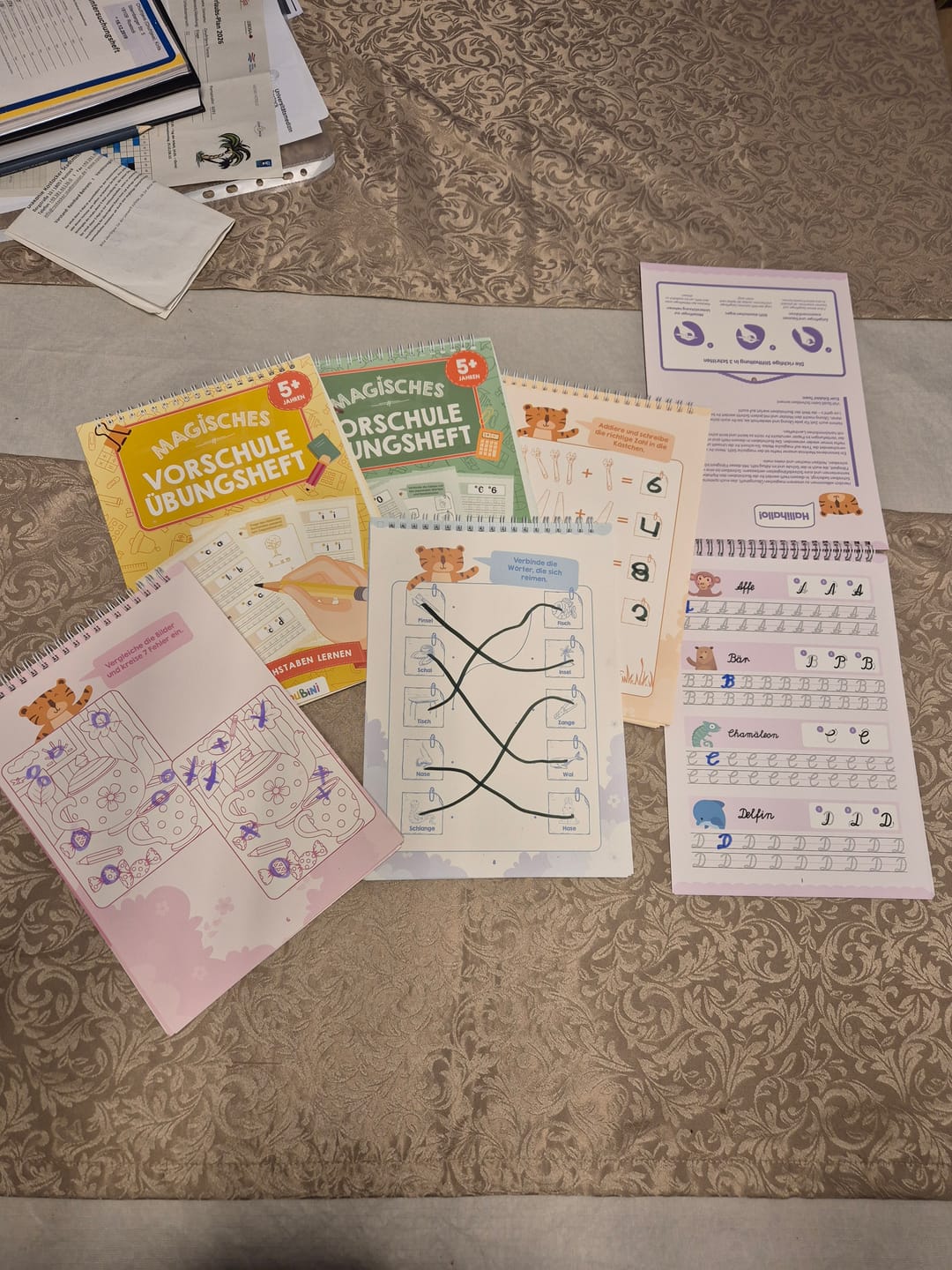 Customer photo review of Edubini Magische Übungshefte® (Geschenk-Starterset)