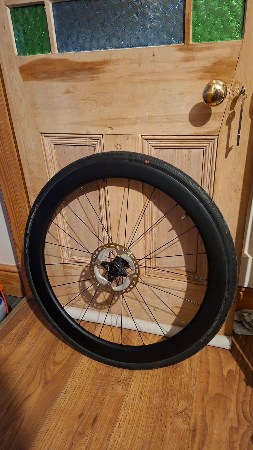 Customer photo review of Koga Kinsei 50mm Carbon Aero Road Disc Wheelset