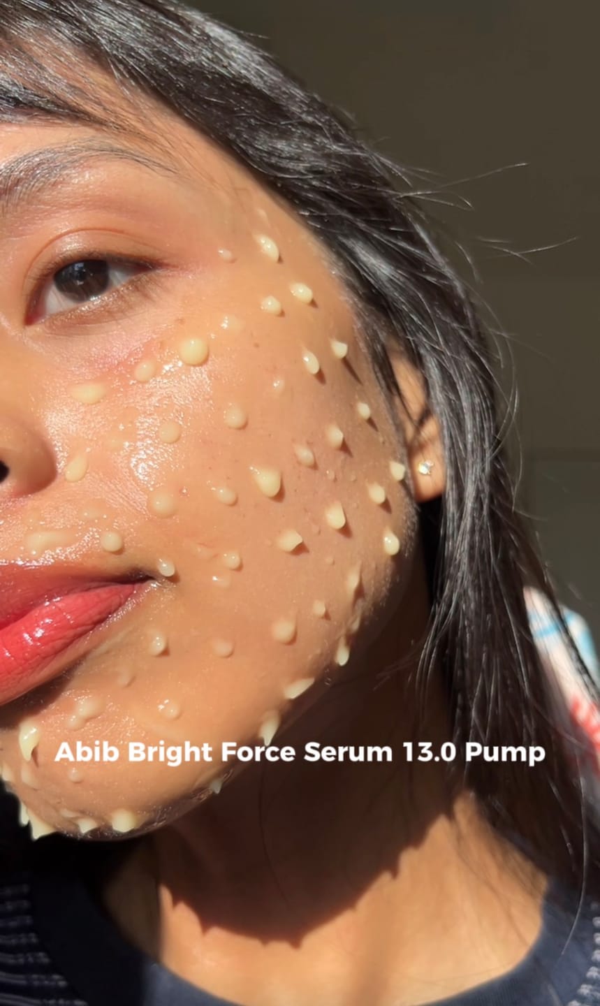 Customer photo review of Bright force serum 13.0 pump