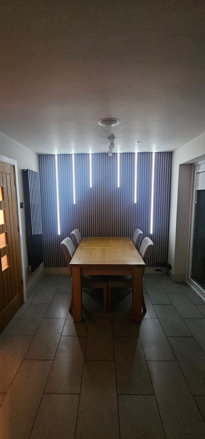 Customer photo review of Wall Panel LED Lighting Strip Kit