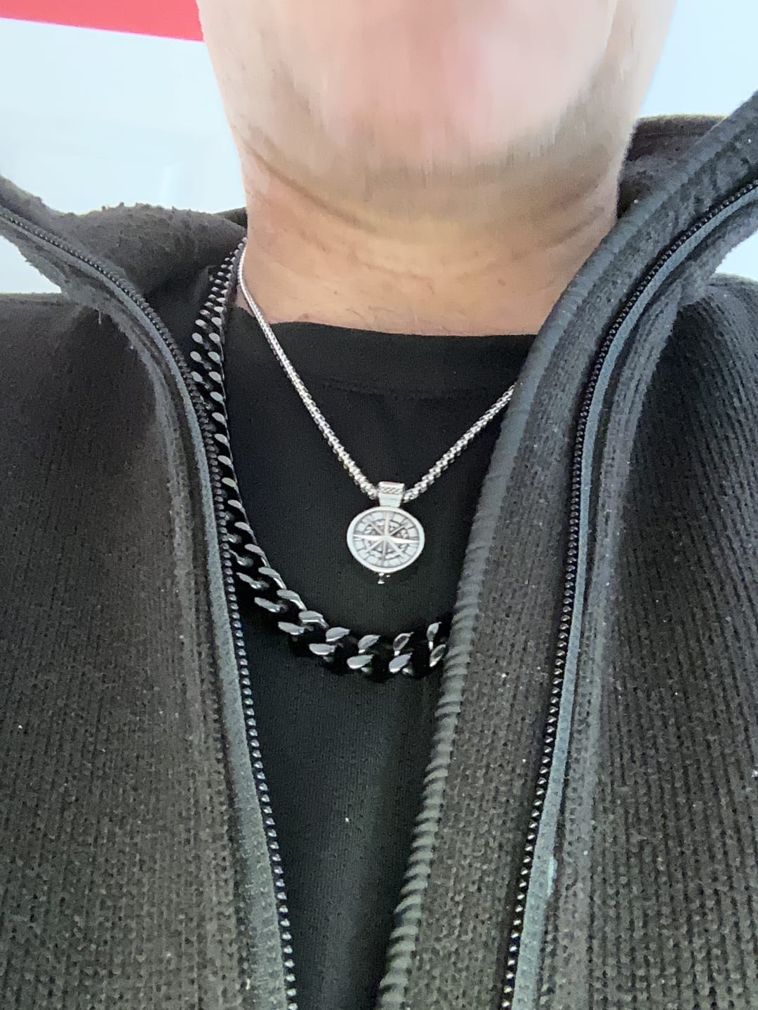 Customer photo review of Compass Urn Pendant