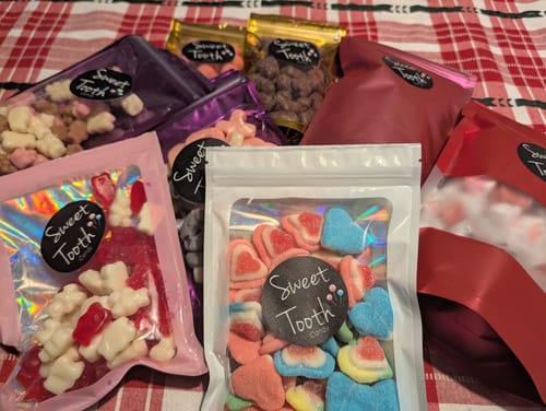 Customer photo review of Just Enough - 
Pina Colada Fruit Sours - 8oz