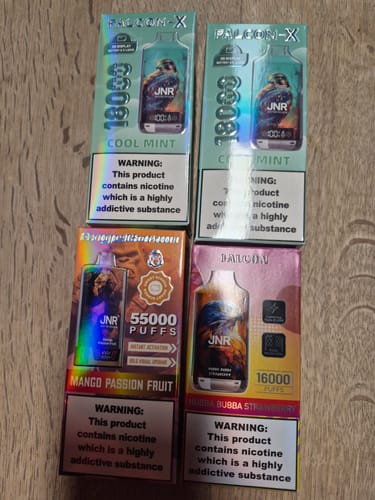 Customer photo review of JNR - Falcon Bar 48K - Puff Jetable / Vape Disposable 2% Nicotine