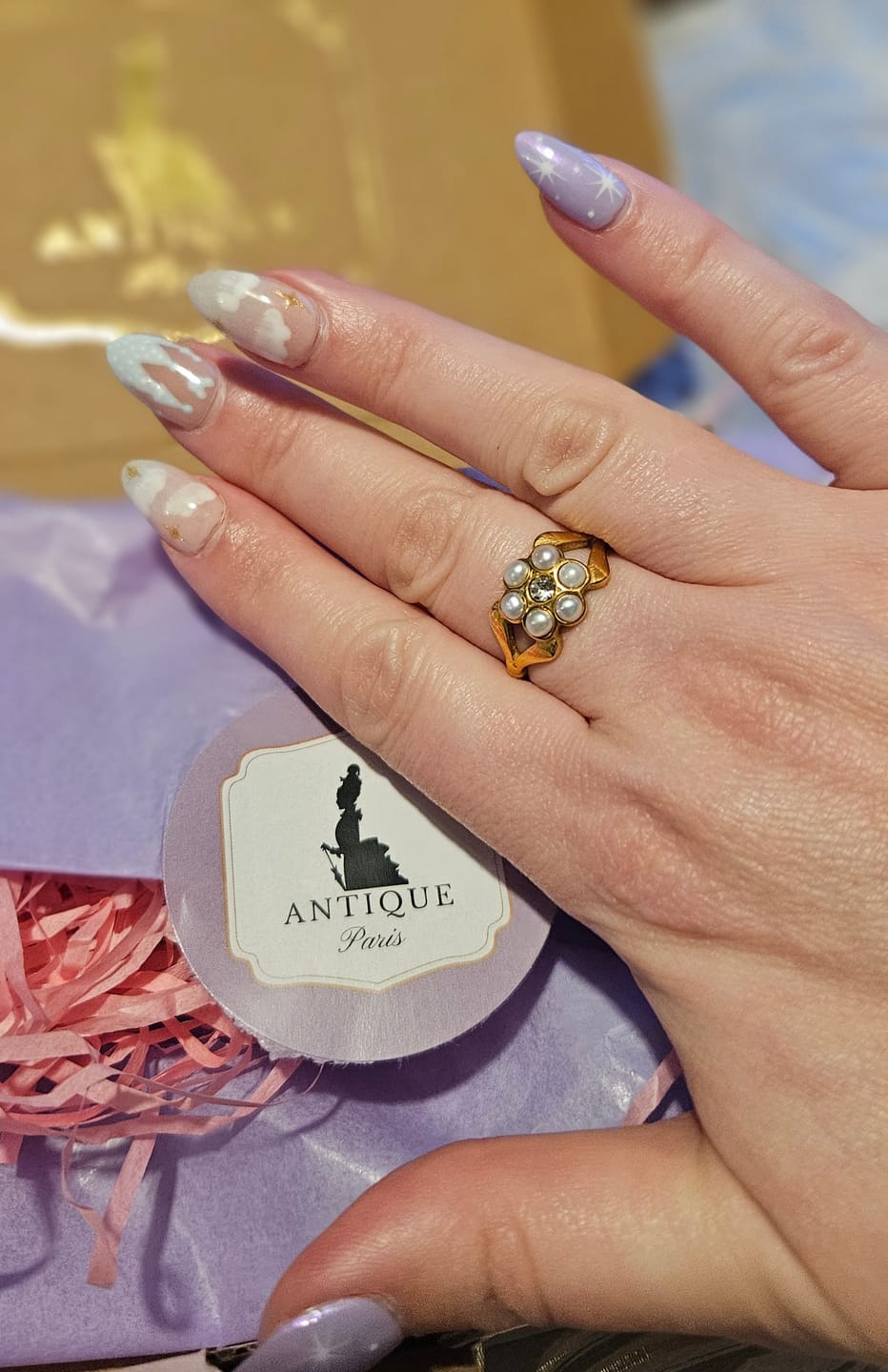 Customer photo review of Bague de fiançailles Penelope