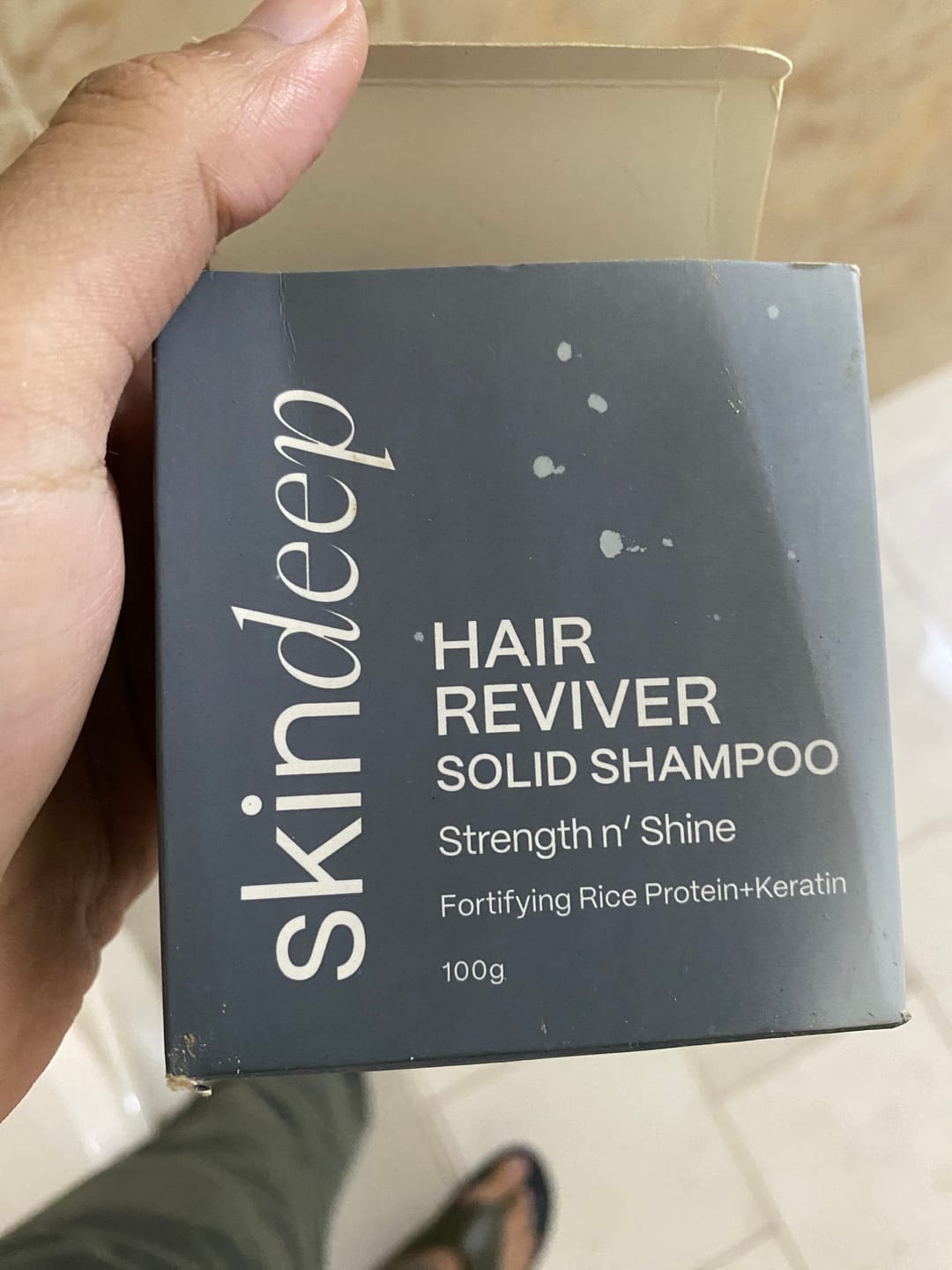 Customer photo review of HAIR REVIVER - Rice Protein Liquid Shampoo