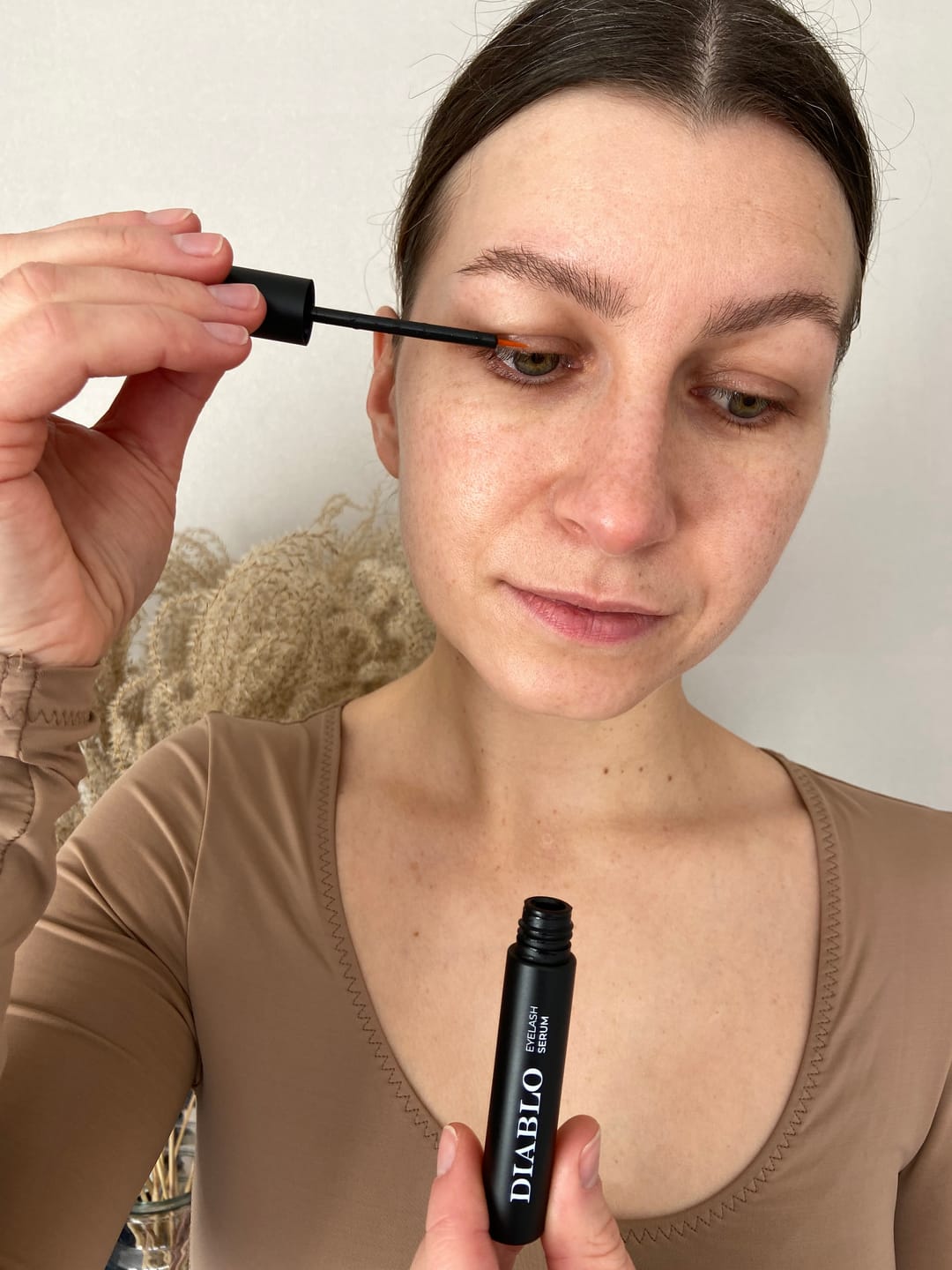 Customer photo review of Eyelash Serum