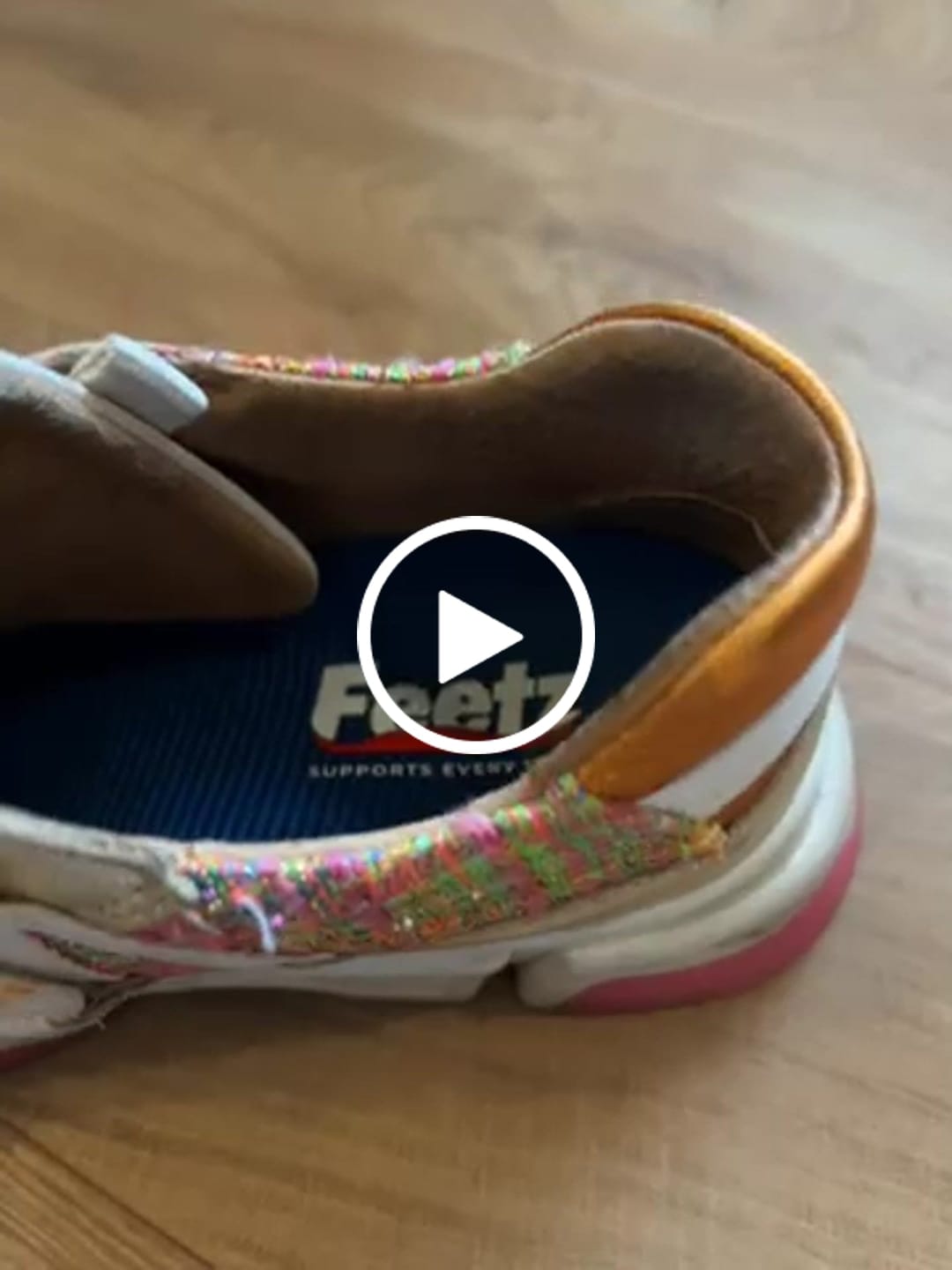 Customer video review of Feetz® Blue One