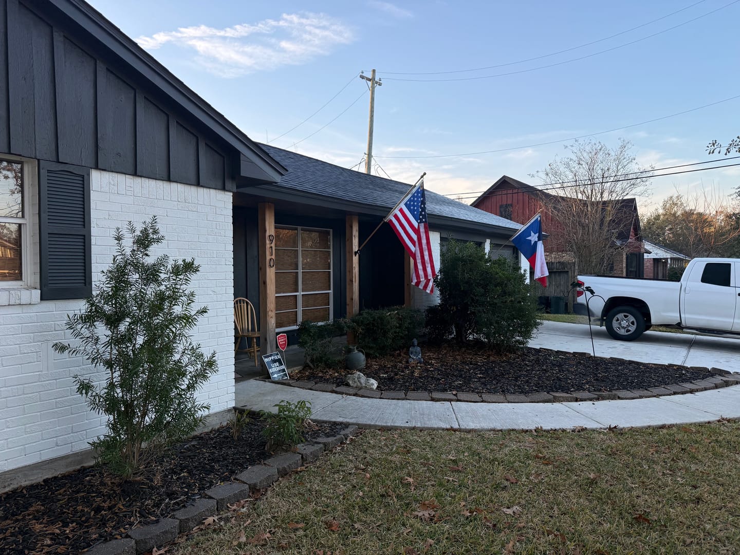 Customer photo review of 3' x 5' Texas Flag Set