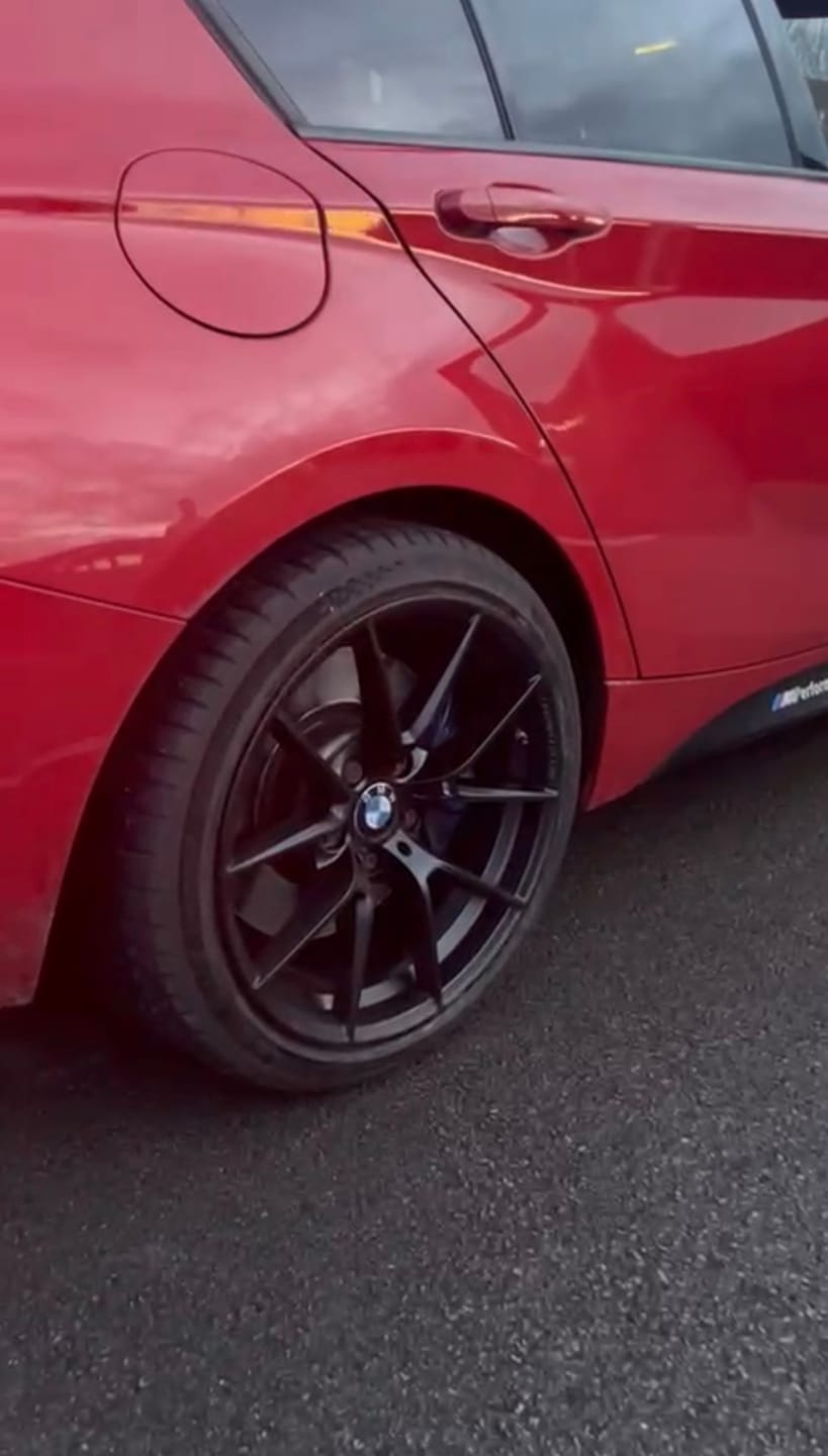 Customer photo review of 763m Satin Black 18” Alloys