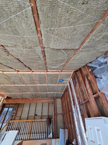 Customer photo review of ROCKWOOL RXCB3023 COMFORT BATT R30 7-1/4 in. X 23 in. X 47 in (30.03 SQFT)